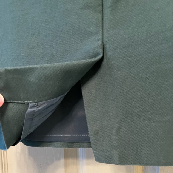 J. Crew - No. 2 Hunter Green Pencil Skirt - Picture 5 of 6